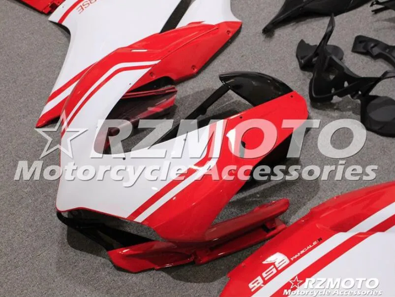 Литье под давлением ABS Обтекатели подходит для DUCATI 959 1299 Panigale 15 16 17 18 хороший красный белый