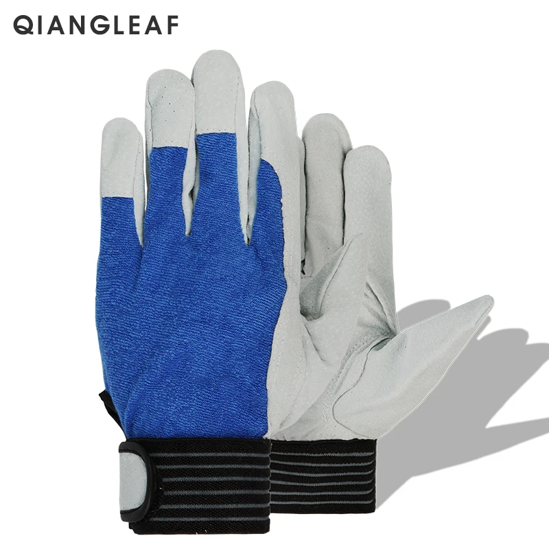 QIANGLEAF брендовые механические рабочие перчатки Flex Экстра сцепление унисекс Рабочая езда безопасность защитные садовые спортивные перчатки 508LS