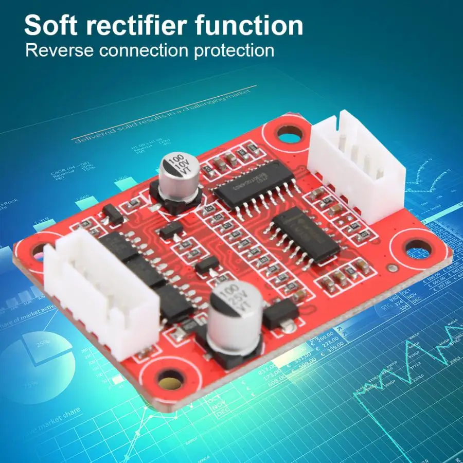 DC 7,5 V-18 V 30W бесколлекторный мотор контроллер электродвигателя доска вращение по часовой стрелке и против ремешок для шлема с креплением с вращением на потенциометр для регулировки Скорость