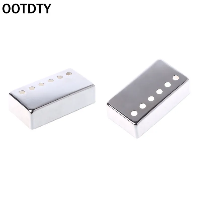 Аксессуары для электрогитары OOTDTY серебристая Крышка захвата с 6 отверстиями