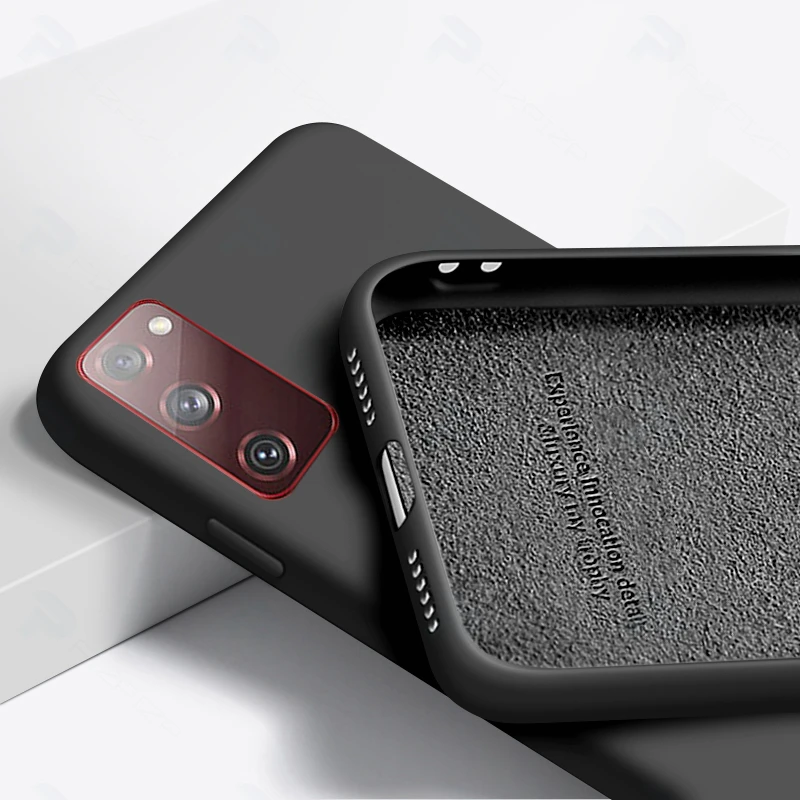 HINWEIS 20 ULTRA HINWEIS 10 LITE 8 9 S10 + S20 + S20 FE Weiche Abdeckung Flüssigsilikonhülle für Samsung Galaxy S21 S21 + S10 S10E S8_voghion.com