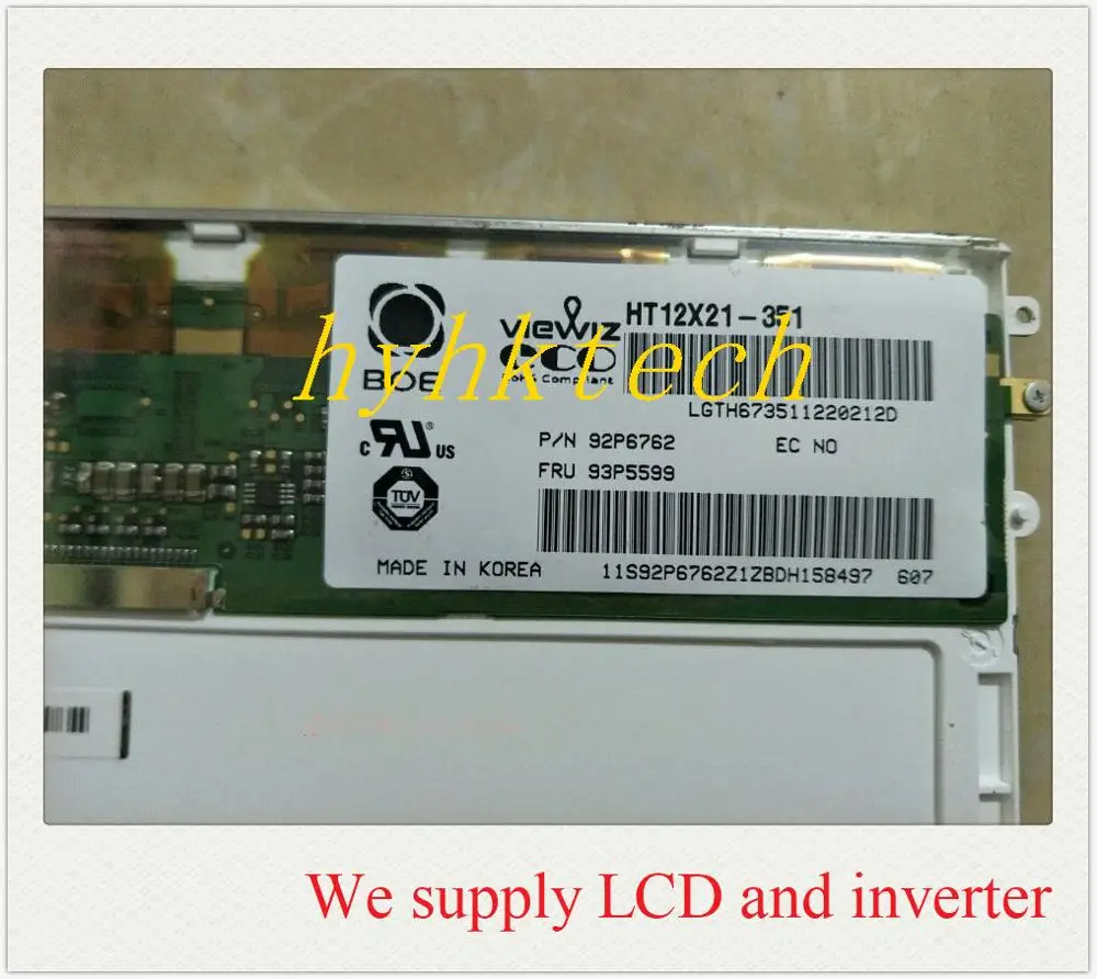 HT12X21-351 12,1 дюймовый TFT lcd, и в, протестирован перед отправкой