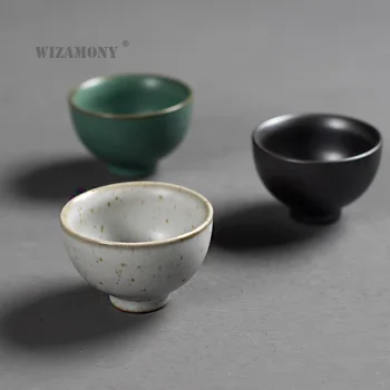 

1PCS WIZAMONY Drinkware Clearance Chinese Ru Kiln Porcelain Gaiwan ChinaTeacups Porcelain Bowl China Tea Pot Celadon Teacup