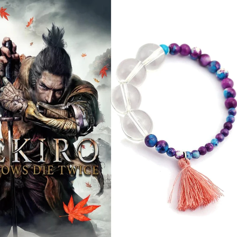 Женский/мужской браслет с бусинами Sekiro: тени два раза вышитые бисером ювелирные