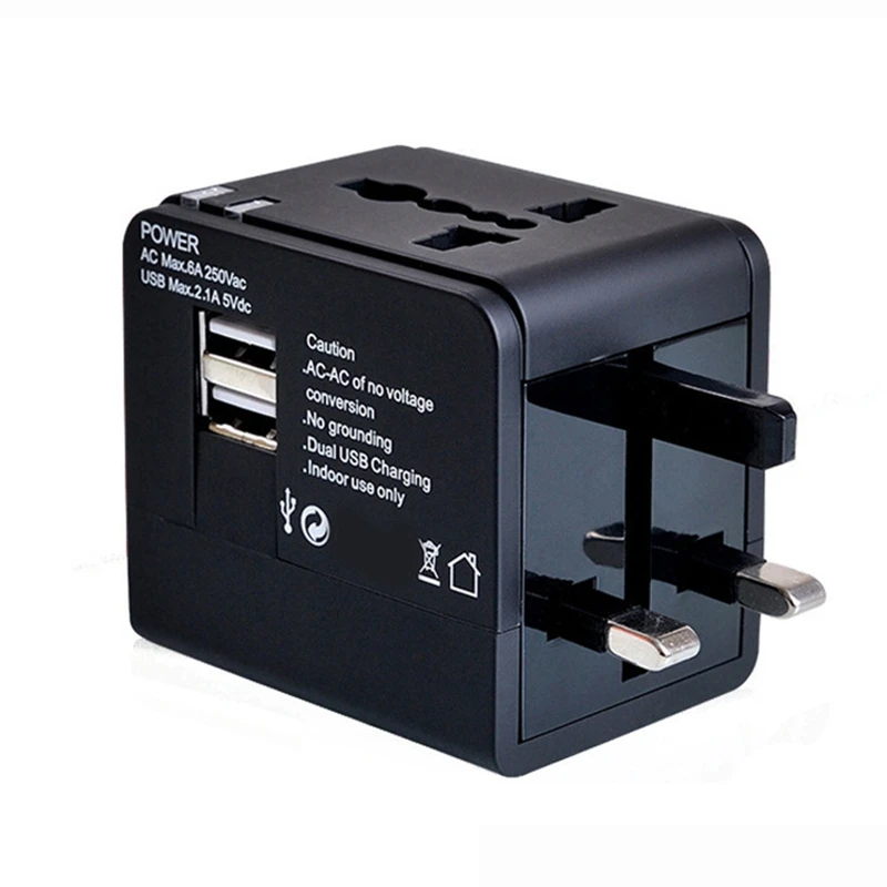 International Power Adapter Travel Plug Universal for USA UK Japan China EU AUS with iPhone | Электроника