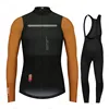 New Spring/Autumn Triathlon Men Long Sleeve Cycling Clothing Breathable Anti-UV Bicycle Jersey Set Wear Bib Pants Ropa Ciclismo 4