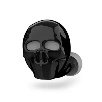 

New Bluetooth Headset Personality Cool Skull Invisible Sports Bluetooth Earphone Call Voice Report Sk20 Bluetooth