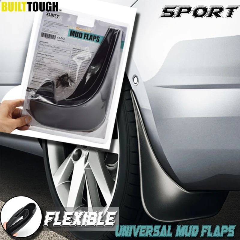 Set Universal Mudflaps Mud Flaps Splash Guards Mudguard For Peugeot FIAT Citroen VW AUDI KIA Buick Renault Ford Mazda 2 3 4 5 | Автомобили