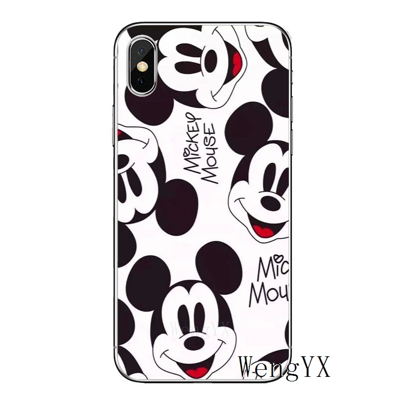 Роскошный чехол с Микки Маусом для samsung Galaxy A10 A30 A40 A50 A60 A70 huawei P30 lite pro P Smart Y6