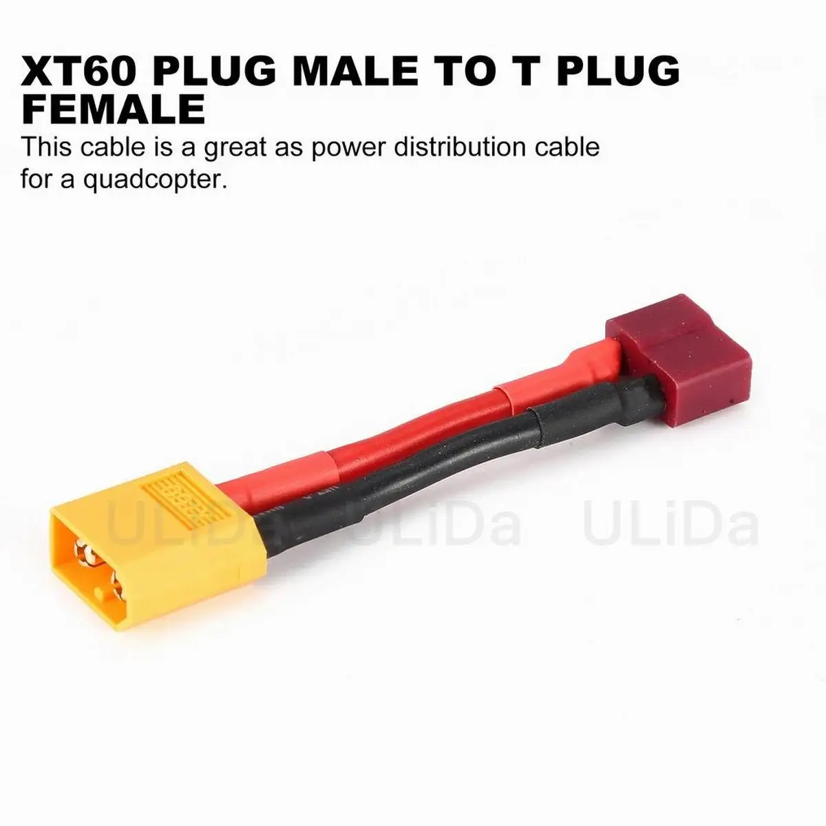 1pc XT60 Male To Female T Connector / Adapter (Deans plug) RC Lipo