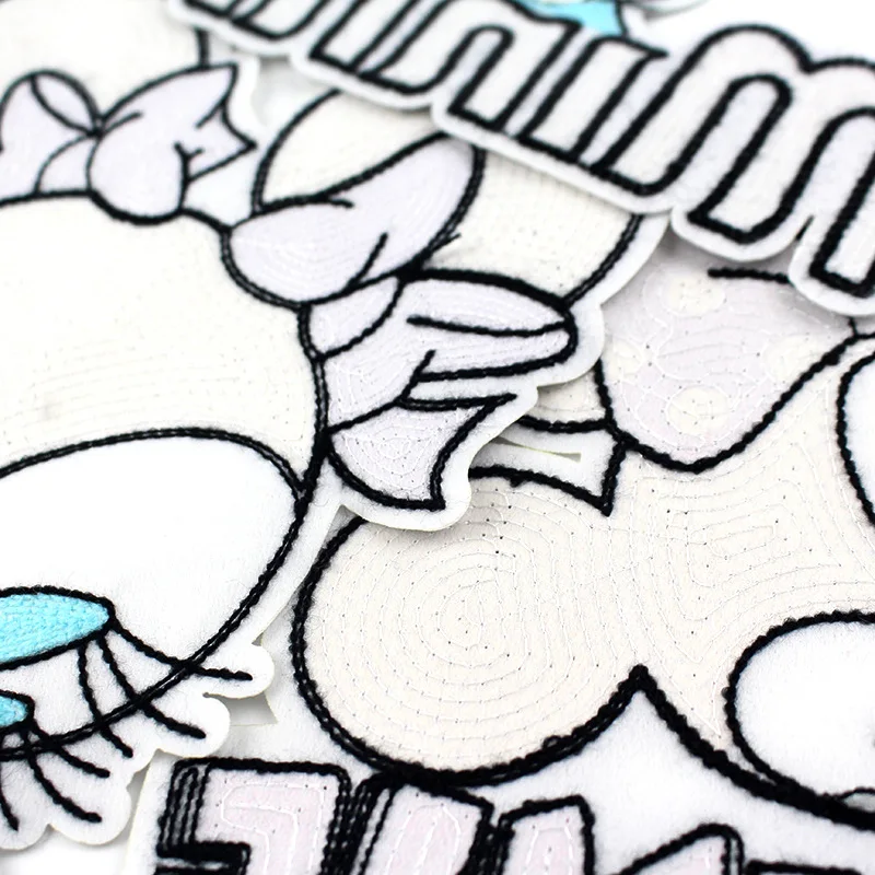 Disney Sequins Clothing Patch Mickey Minnie Mouse Patches Cartoon Sew Clothes Patch for T-shirt Coat DIY Decoration Women Gift