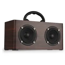 Беспроводной Bluetooth динамик Портативный hifi шок бас динамик аудио деревянный Саундбар сабвуфер caixa де сом
