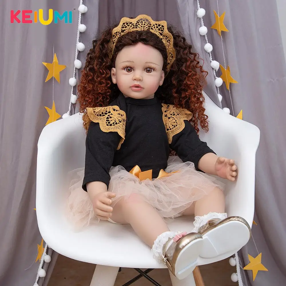 Кукла реборн KEIUMI 24 дюйма отличное качество Детские аксессуары для малышей