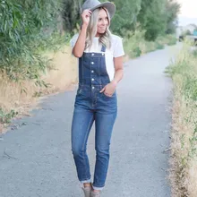 Female New Brand Fashion Street Denim Bib Summer and spring Women Jeans Spaghetti Strap Slim Pants jardineira jeans feminina 8.7