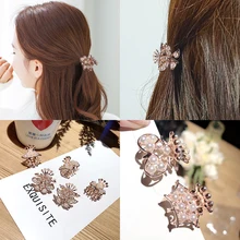 Nuevas mujeres elegantes Vintage perlas flor pequeñas pinzas para el cabello dulce diadema Clip para el cabello horquilla soporte para el cabello accesorios para el cabello de moda