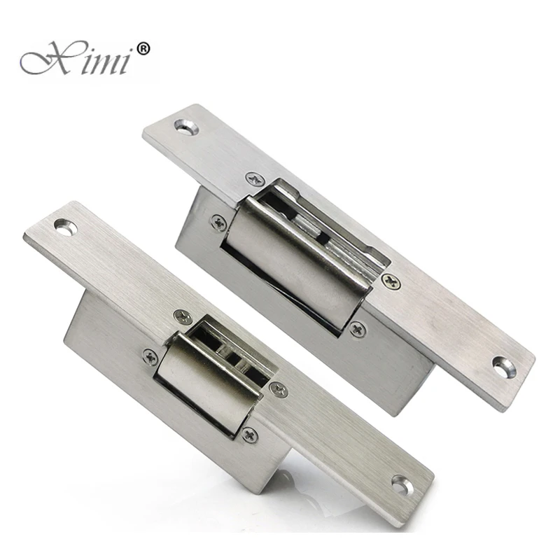 Electric Strike Lock Narrow Type Electric Door Lock for Home Office Wood Metal Door NO Mode Fail Secure DC 12V Access control smart door lock smart lock electronic lock fingerprint door lock smart cylinder lock fingerprint cylinder lock