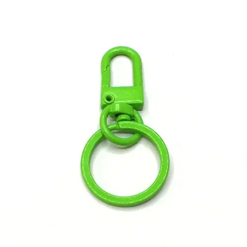 5Pcs/ Colorful Metal Key Openable Unisex Keyring Keychain Keyfob DIY Jewelry Accessories - Цвет: 4