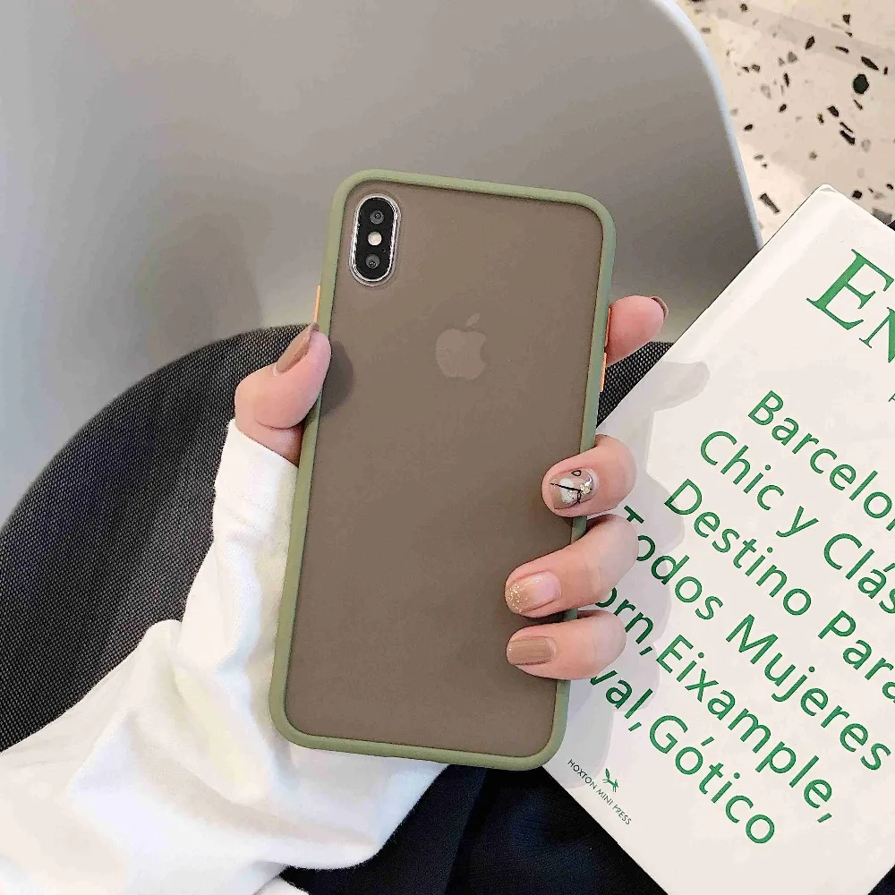 Защитный чехол для OPPO Рено 10X ACE X2 XT Realme 5 Pro Q Прозрачный матовый Ультратонкий Мягкий каркас жесткий противоударный чехол