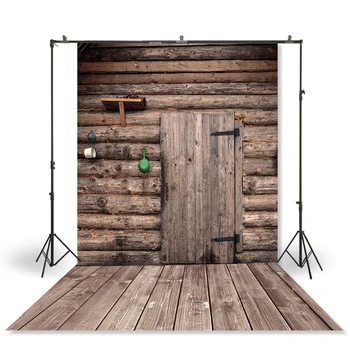 

Art Fabric Photography Vintage Wooden Wall Wooden Floor Decoration Background Backdrops Studio Photoshoot Photography XT-7730