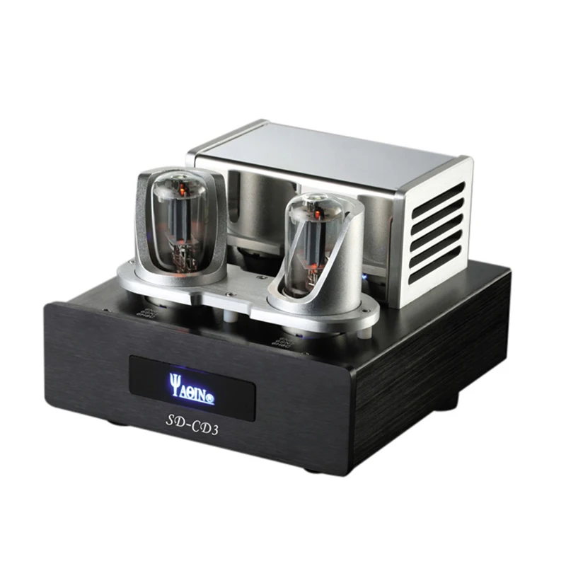 US $229.00 YAQIN SDCD3 CD3 6N8P Stereo Tube Audio Upgrade Tube Amplifier Buffer Processor Professional Hifi Amplifier