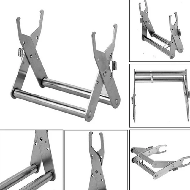 1Pc -Os Rozsdamentes Acél Méhkapír -Tartó Emelő Rögzítő Szerszám Méhészkészlet - Image 4