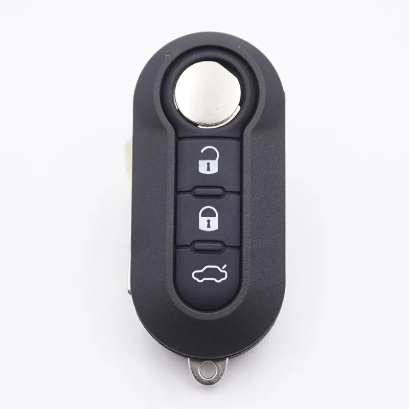 Remote Key Shell For FIAT 500 Panda Abarth Punto Bravo Stilo Ducato Flip Folding Key Replacement SIP22 Blade Car Accessories