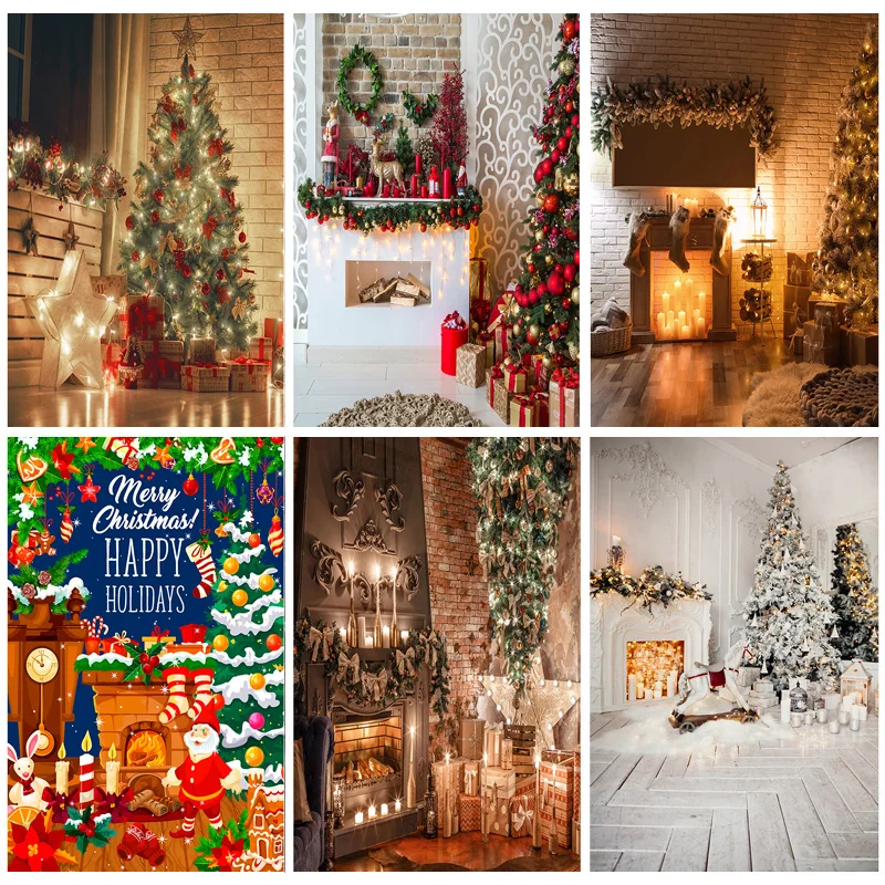 

ZHISUXI Vinyl Christmas Indoor Photography Background Baby Children Backdrops For Photo Studio Props CHM-08