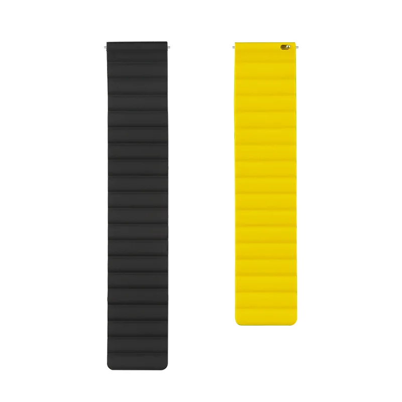 Magnetic Loop Silicone Watch Strap Band - 20mm & 22mm