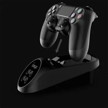 

Controller Charger Dual USB Fast Charging Station Indicator For PlayStation PS4/Ps4 pro/PS4 Slim Fashion trolley bus charger