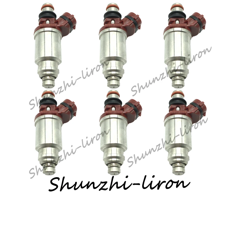6 шт. Топливные форсунки для Mitsubishi Pajero 195500-5810 195500 5810 1955005810