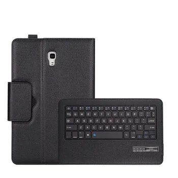 

PU LEATHER BLUETOOTH UK KEYBOARD CASE WITH STAND FOR SAMSUNG GALAXY TAB A 10.5 INCH (SM-T590, SM-T591, SM-T595) Silence Design