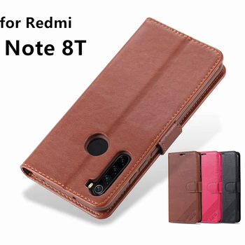 

AZNS Redmi Note 8T Case High Quality Flip Cover Leather Case For Xiaomi Redmi Note 8T Pu Leather Phone Bags protective Holster