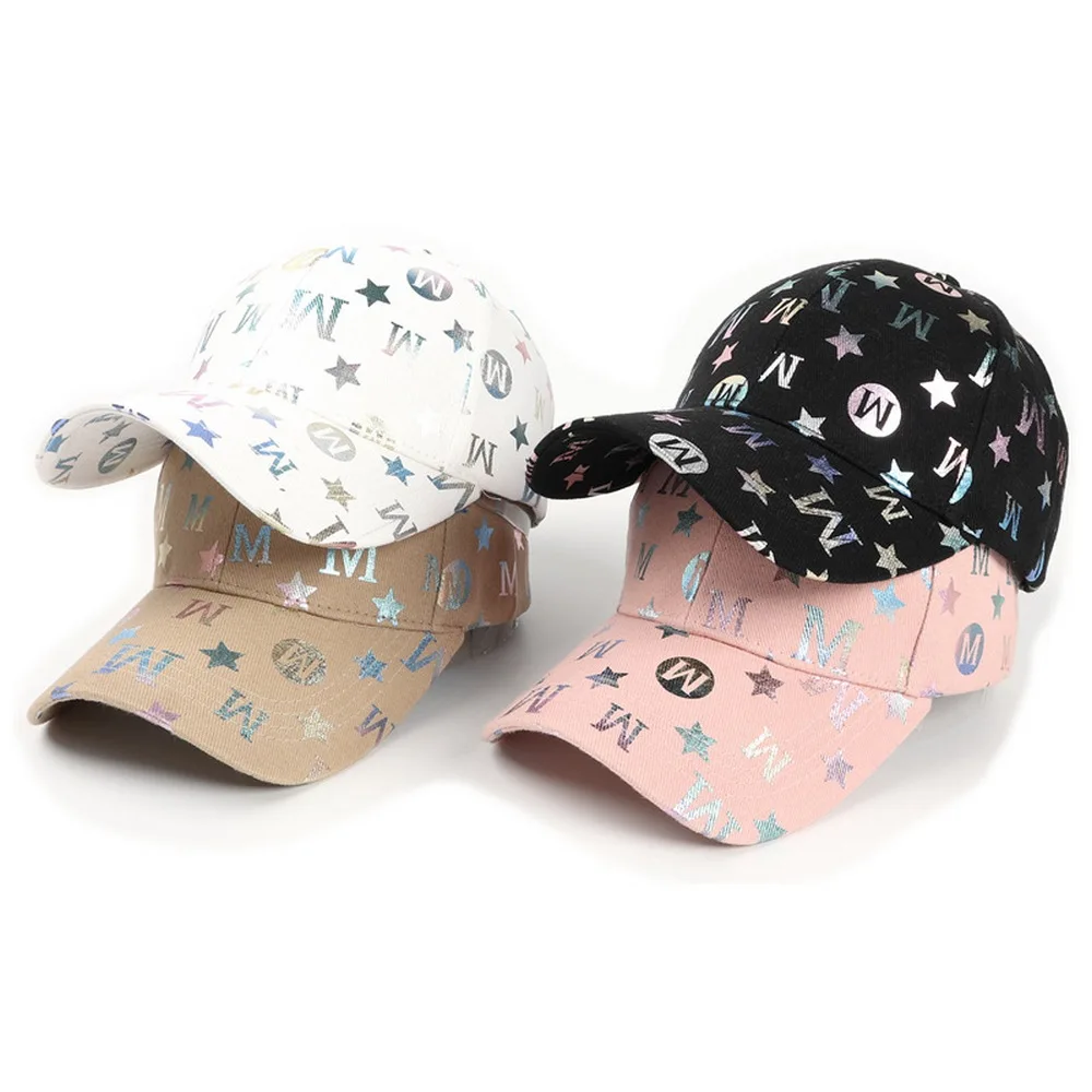 

Four Seasons Unisex Baseball Caps Casual Style Cotton Floral Print Adjustable Head Circumference Outdoor Sports Travel Fashion