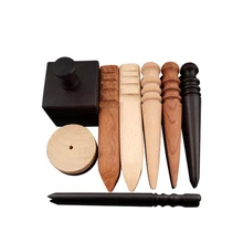 1 шт. кожанный инструмент для самостоятельной сборки, дерево, кожа, твердая древесина, полированный край, кожа, ремесло, рабочий инструмент 1 шт. кожанный инструмент для самостоятельной сборки, дерево, кожа, твердая древесина, полированный край, кожа, ремесло, рабочий инструмент