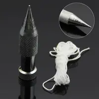 Bricklayers Straight Silverline Plumb Bob + 15FT Line Hand DIY Tools Silver New 2
