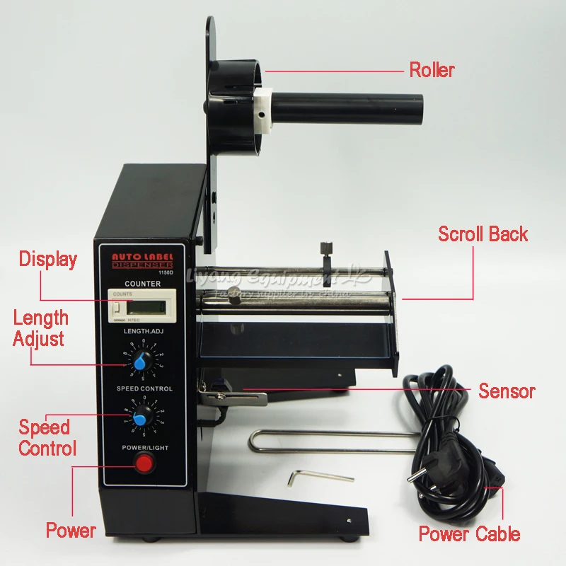 Автоматический дозатор этикеток AL-1150D стикер устройства 220V 110V 50HZ