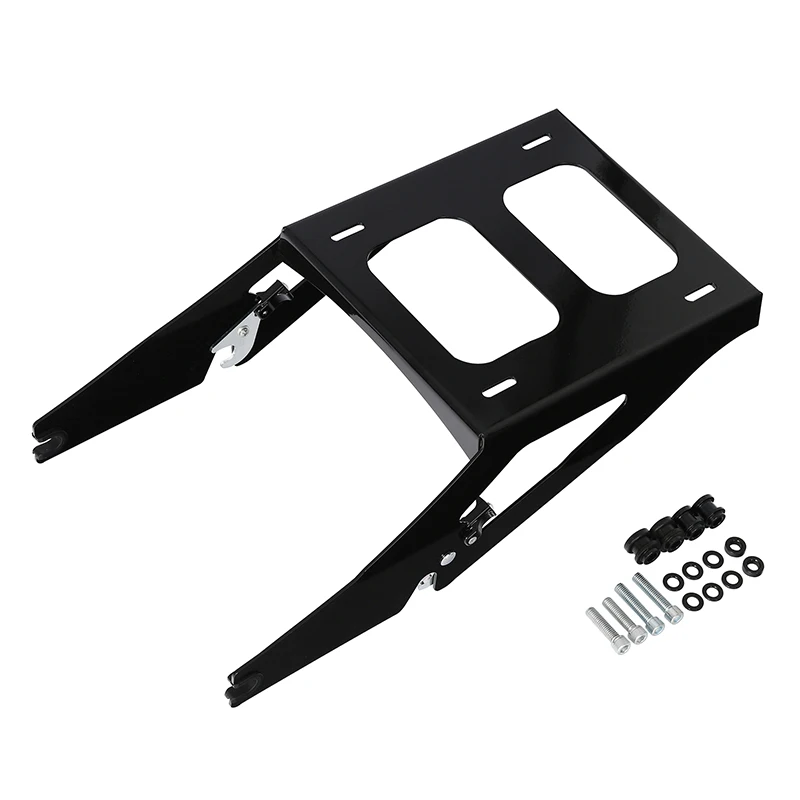 Motorcycle Two Up Mounting Rack For Harley Softail Sport Glide FLSB Models -