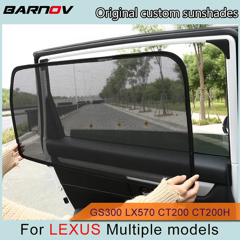 

Car Magnetic Curtain Window SunShades Mesh Shade Blind Original Custom For Lexus GS300 GS300 LX570 CT200 CT200H Harrier-30/60