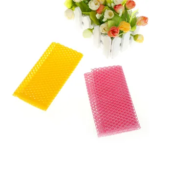 

2018 New 2PCS Kitchen Dish Washing Polyester Scrubber Dish Pot Cleaing Sponge Pad Net 30*33cm