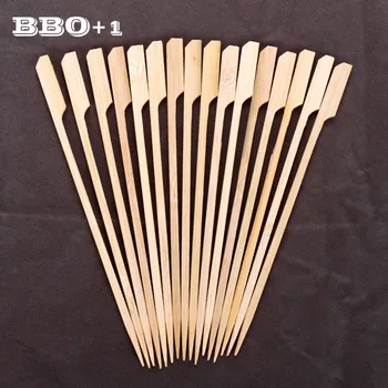 

500pcs Bamboo Appetizer Skewers Disposable Wood BBQ Sticks Barbecue Tool Natural Wooden Toothpicks BBQ Accessories 25CM*3MM