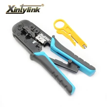 xintylink network tools pliers RJ12 RJ45 crimper cat6 cat5e cat5 ethernet Cable wire Stripper clamp clamping tongs clip crimping