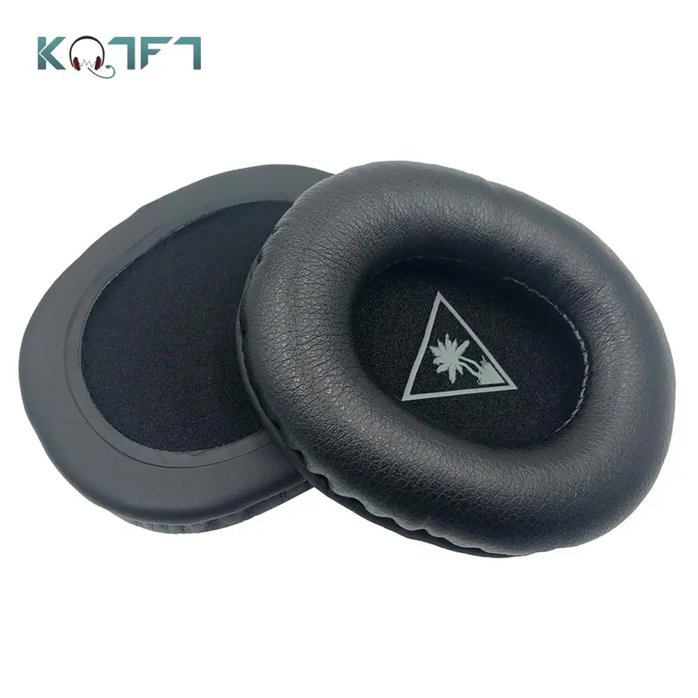 KQTFT 1 Pair of Replacement Ear Pads for Turtle Beach Ear Force XP 7 Z Seven XP7 Headset EarPads Earmuff Cover Cushion Cups
