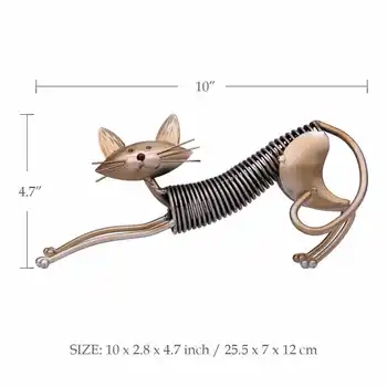 

Creative home furnishings modern metal decoration crafts gifts wholesale spring cat