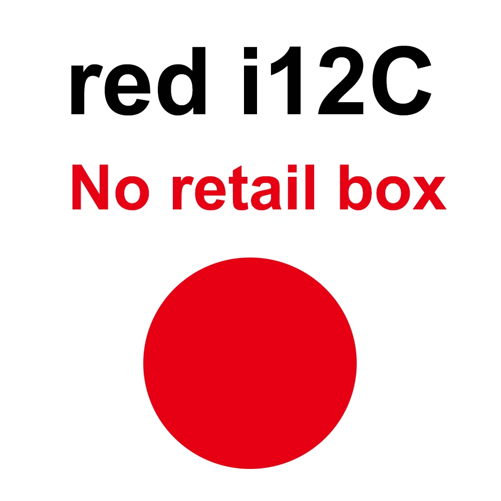 Матовый i12 TWS для дропшиппинг - Цвет: i12C red no box