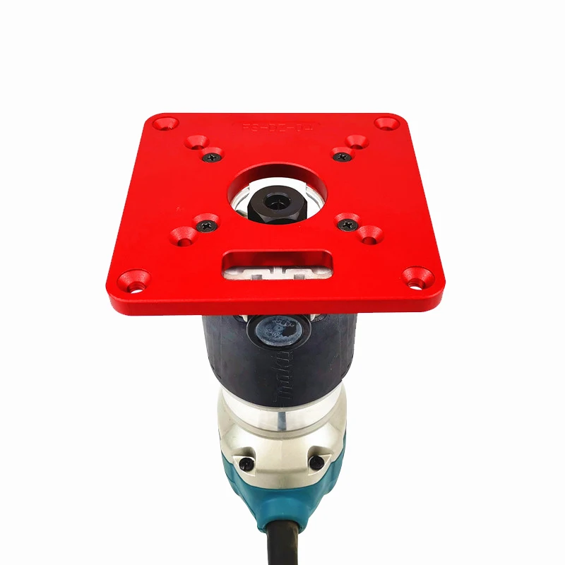 

Universal RT0700C Aluminium Router Table Insert Plate Woodworking Benches Wood Router Trimmer Models Engraving Machine