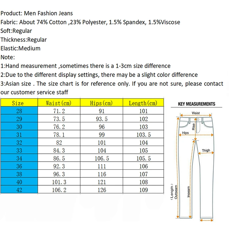 Men's Brand Stretch Jeans 2020 New Business Cotton Denim Trousers Slim Fit Jeans straight Denim Pants Male Plus Size28- 40 Men's Brand Stretch Jeans 2020 New Business Cotton Denim Trousers Slim Fit Jeans straight Denim Pants Male Plus Size28- 40