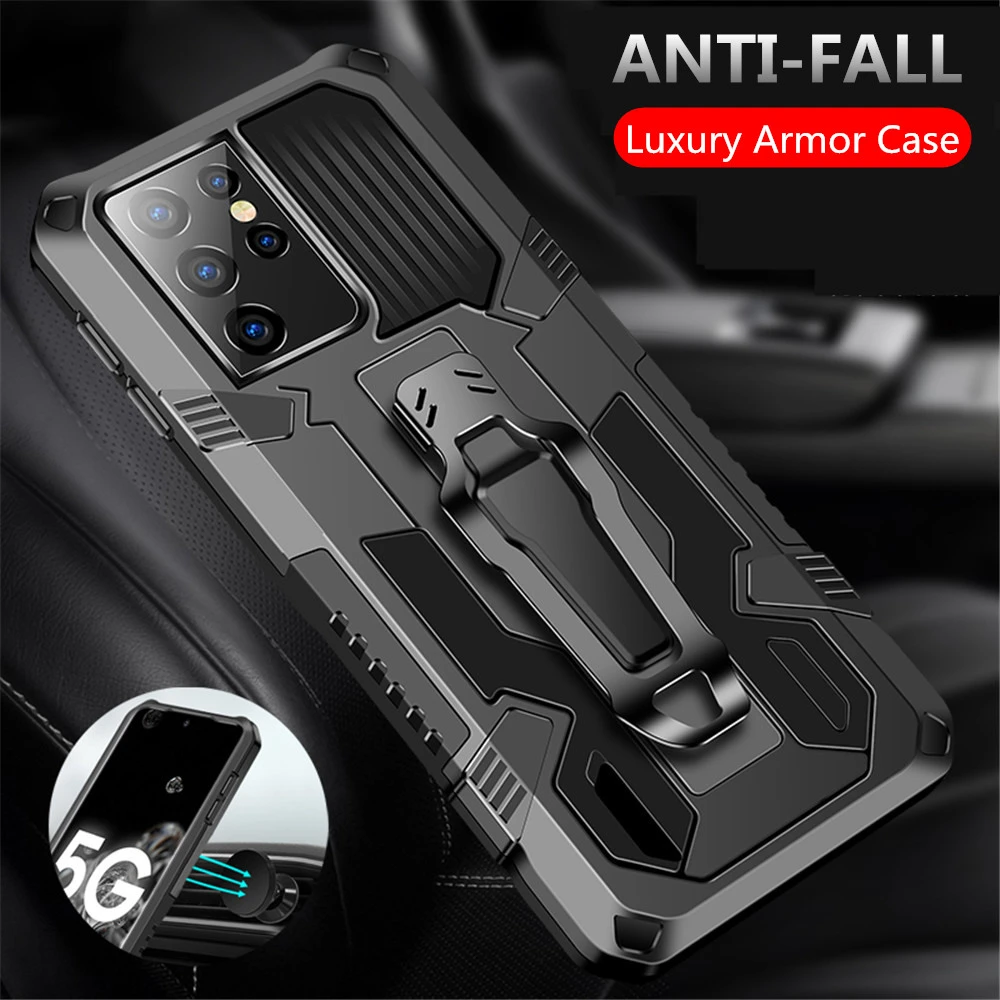 Case For Samsung Galaxy S21 Ultra S22 M51 S20 FE A32 A42 A52 A72 A12 Shockproof Armor Cover For Samsung S30 Plus A30 A50 A21 S galaxy s22 ultra case