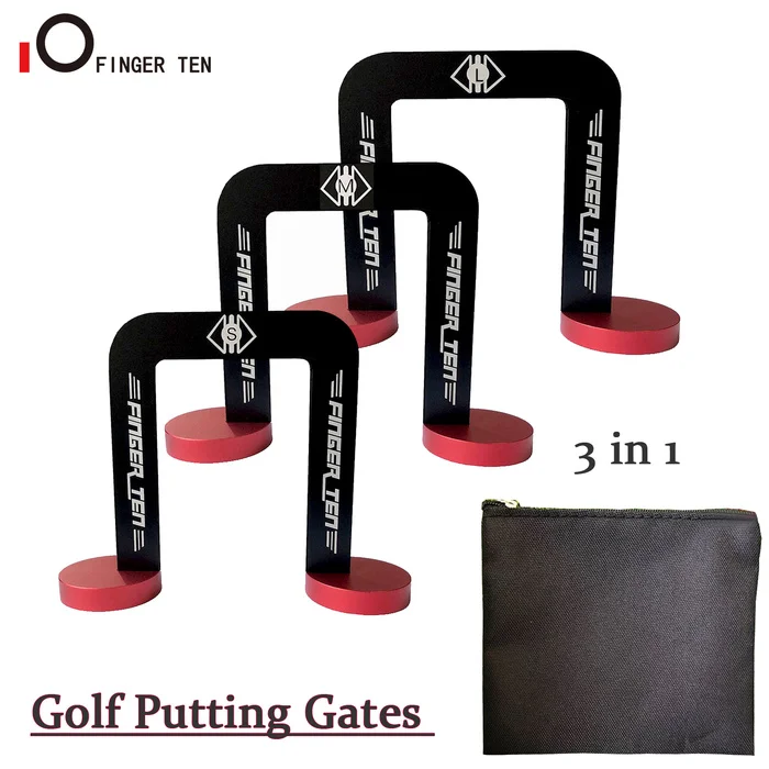 New 3 Doors Putter Trainer Golf Putting Gates Aim Target Gate Game Door