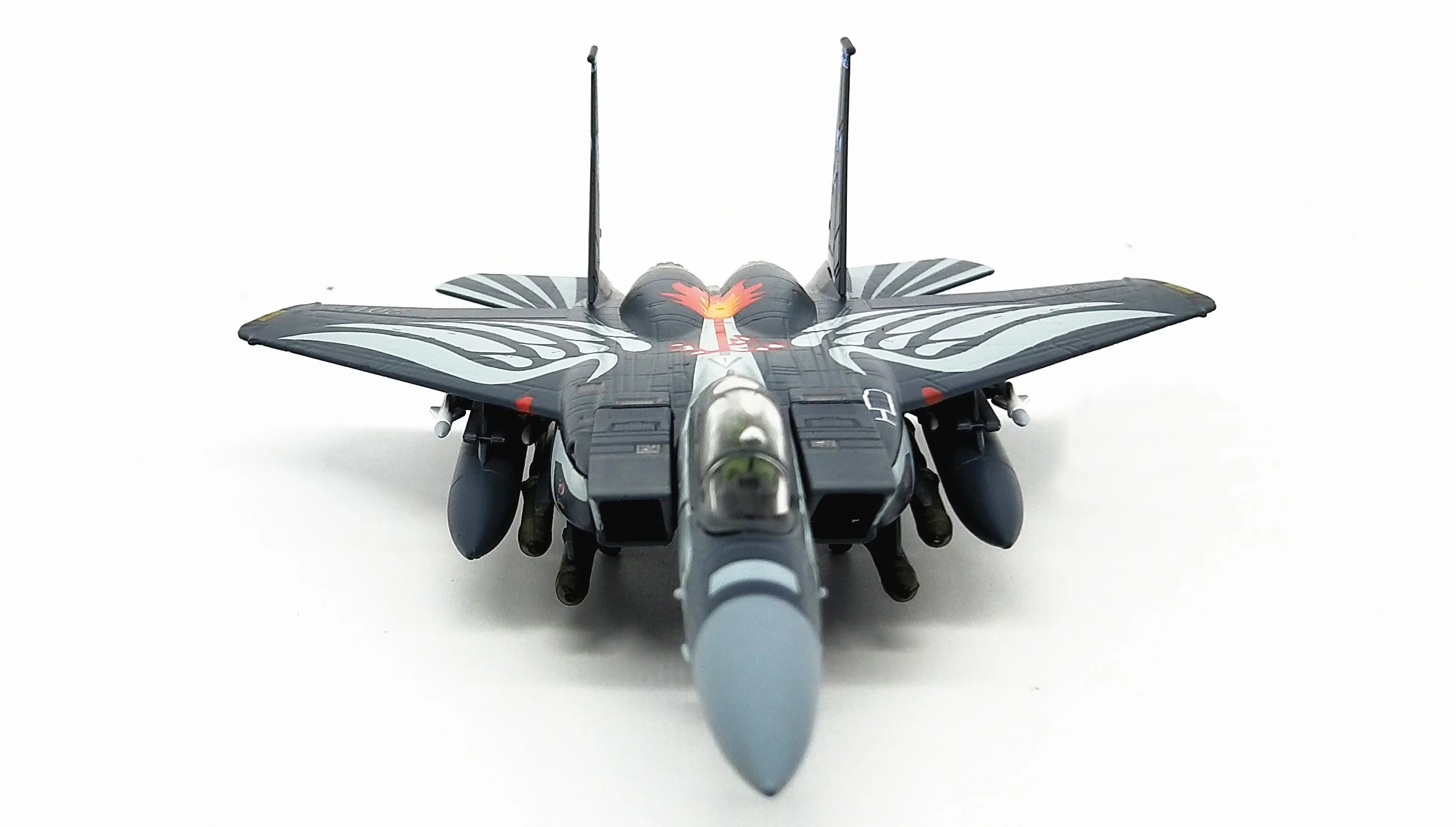 1:100 ВВС США F-15E Двухместный сверхзвуковой всесезонный Истребитель модель сплава литье Коллекционная модель