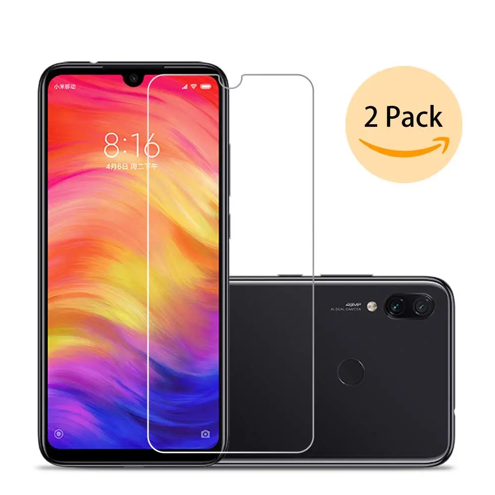 9H 2.5D Закаленное стекло для Xiaomi Redmi Note 7 стеклянная Защитная пленка экрана телефона